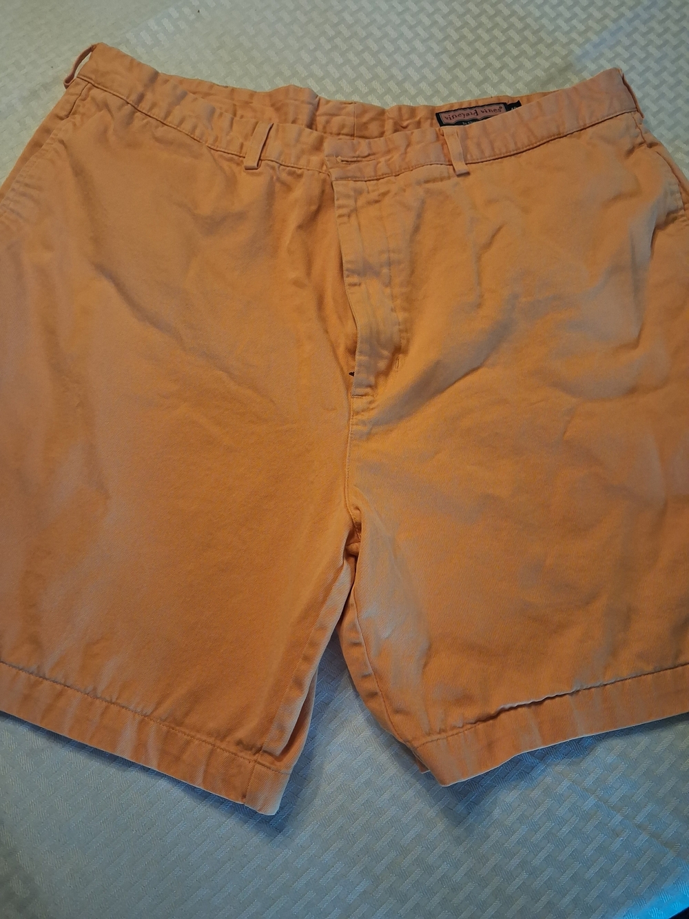 Vineyard Vines Men's Peach Cotton Chino Shorts